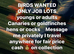 Birds wanted Jon lots only canary’s or goldfinches