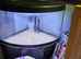 Corner fish tank