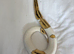 Leopard orange dream pied female ball python