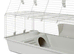 Guinea Pig and Rabbit Home 120 Indoor Cage Grey