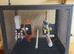 Large bird travel cage/ static cage for smaller bird.