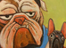 Hand painted cartoony Pet Portraits
