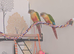 Silly tame pineapple conure