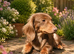 2 miniature dachshund pups