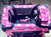 Pink dog carrier.