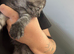 Black tabby silver kitten