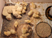 Jumbo quail chick's and white buttons