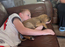 Red cane corso X mastiff