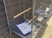 Flight cages 2 off on wheels