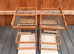 x2 wooden goldfinch & mule cages